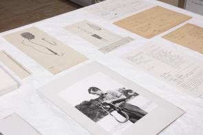 Photographs, illustrations, and fields notes from The Donald Thomson Collection, part of the Indigenous Art and Culture Collection, University of Melbourne. Gift of Elaine Thomson and Dorita Louise Fergusson Officer, in recognition of Professor Donald Thomson OBE and Mrs Dorita Thomson. Donated through the Australian Government’s Cultural Gifts Program, 2024. Photography by Christian Capurro.